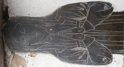 Waltham - All Saints Joanna Waltham and son and daughter 1420